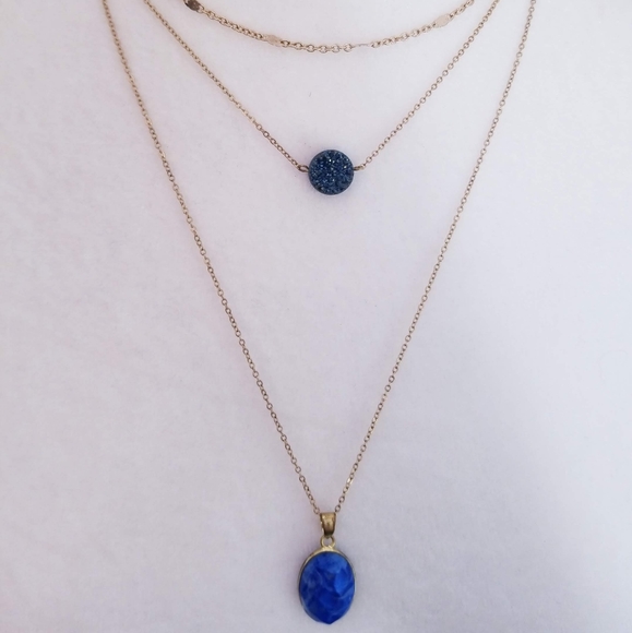 PANACEA Multi-Layered Pendant Necklace - Picture 2 of 8